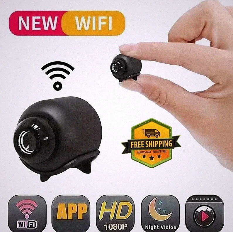 1080P X5 Mini WiFi Kamera - Nachtsicht Bewegungserkennung Kabellose Überwachungskamera