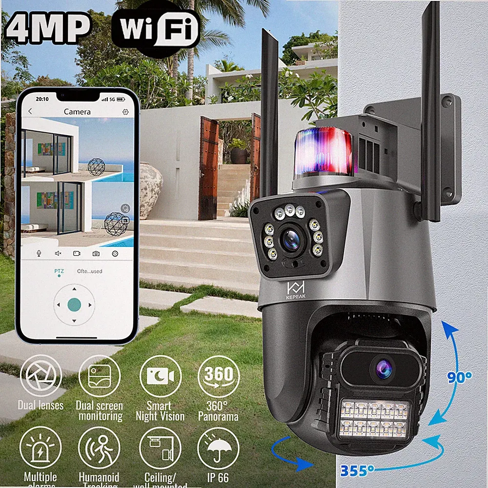 10X Zoom WLAN 4MP PTZ Kamera