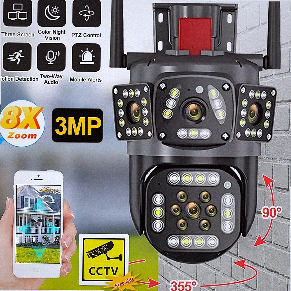 12MP 8X Zoom WLAN PTZ Kamera