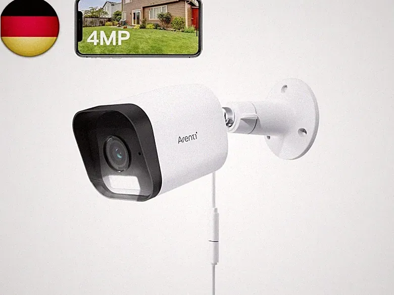 2.5K/4MP Überwachungskamera Aussen, 2.4G WLAN IP Kamera Überwachung Aussen mit A