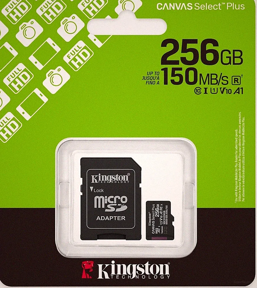 256GB Micro SD Karte 4K UHD Speicher für Tapo C310 Outdoor Sicherheit WLAN Kamera