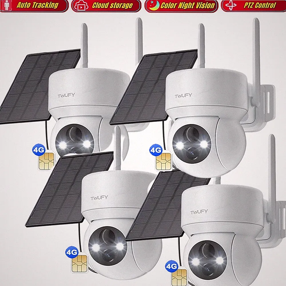 2K 3MP 4G LTE Solar PTZ Kamera