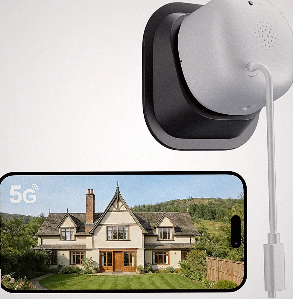 2K Fenster Überwachungskamera, Ohne Bohren Entspiegelt WLAN Kamera, 2.4G/5G Dual Band, A