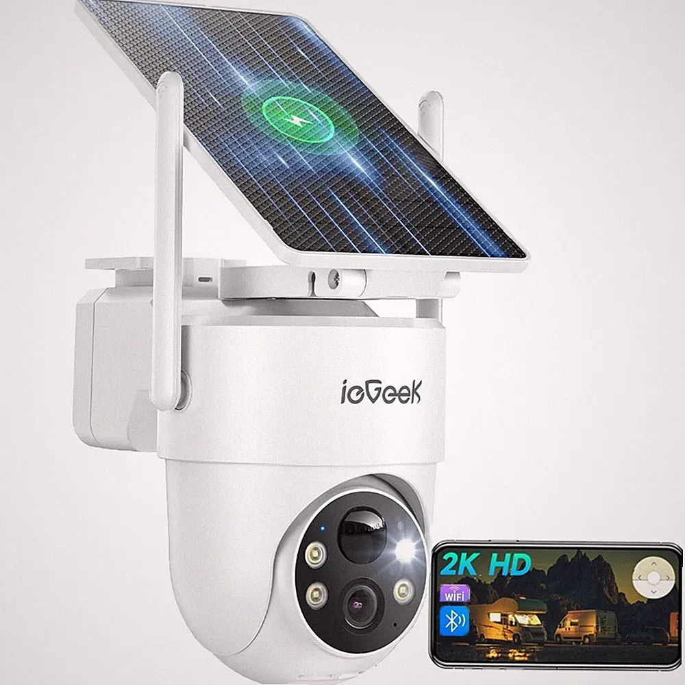 Iegeek 3MP Solar PTZ Kamera