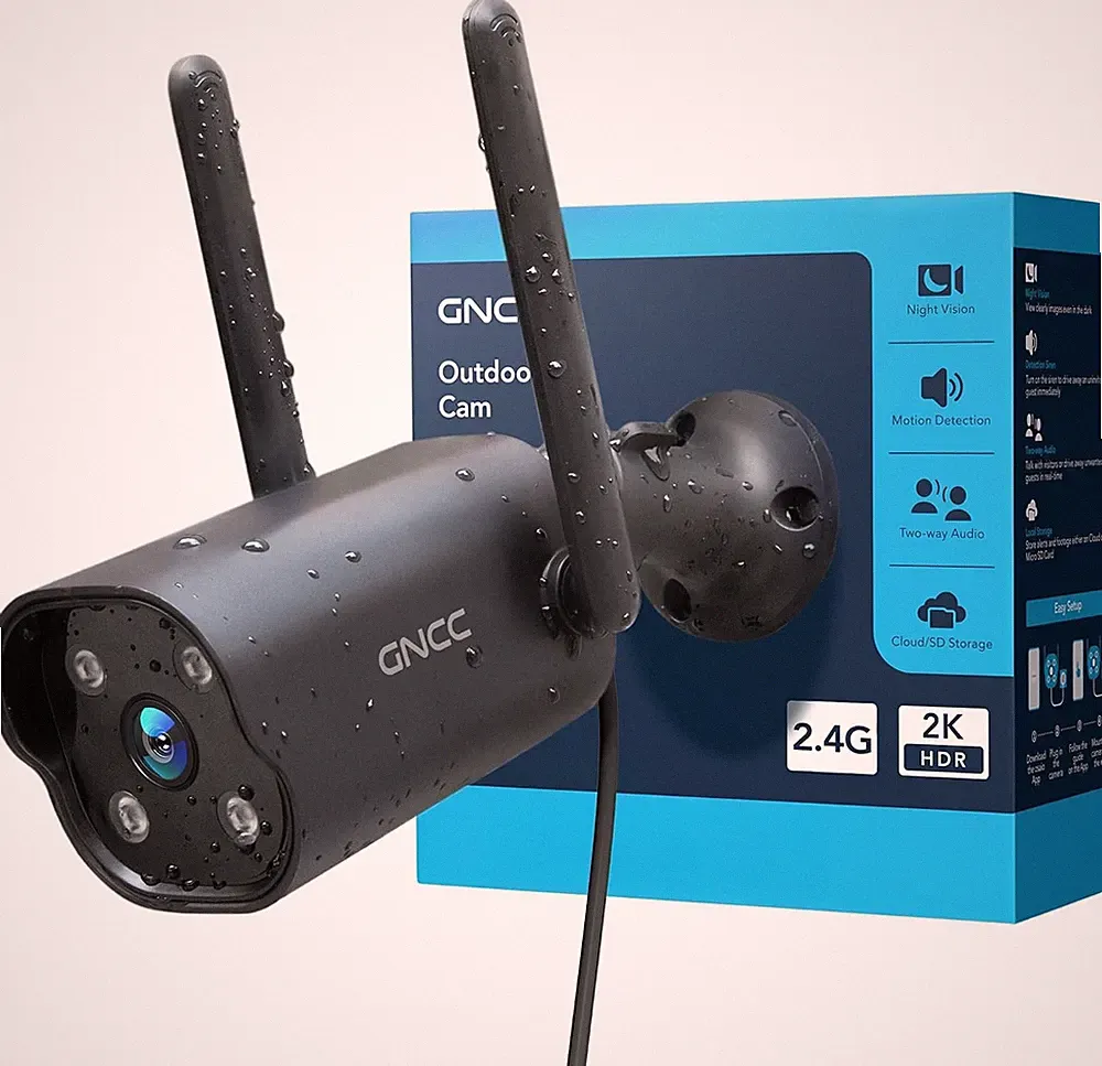 2K Überwachungskamera Aussen WLAN, Kamera Überwachung Aussen WLAN IP Outdoor K