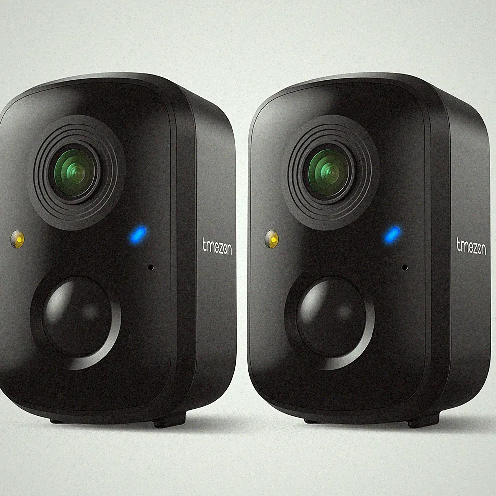 2PCS Outdoor FUNK WLAN WIFI IP KAMERA AUßEN AKKU Set ÜBERWACHUNGSKAMERA 3MP