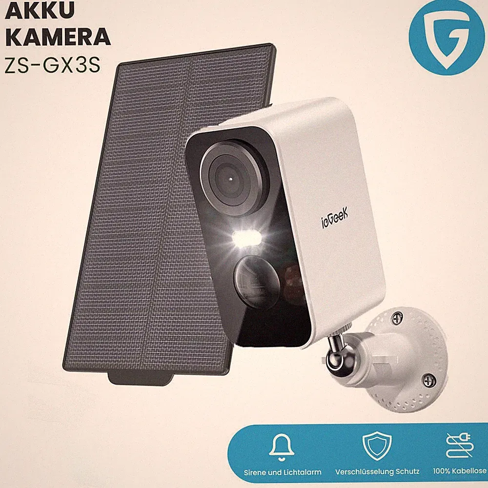 ieGeek ZS-GX3S 3MP Akku Überwachungskamera