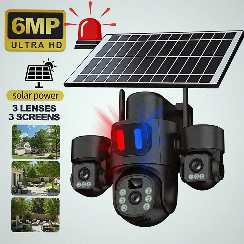 4G LTE Solar PTZ Überwachungskamera mit Akku