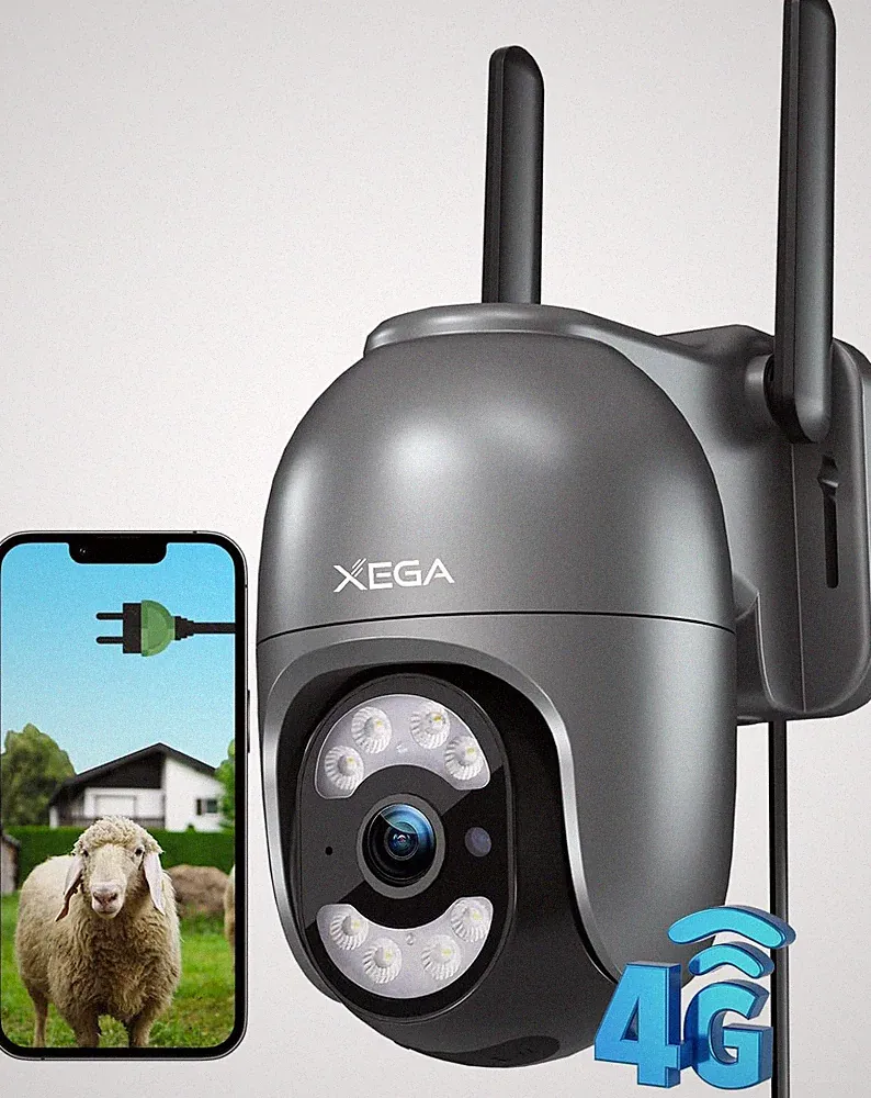 4G LTE Überwachungskamera SIM Karte Überwachung Aussen Innen Kamera Nachtsicht