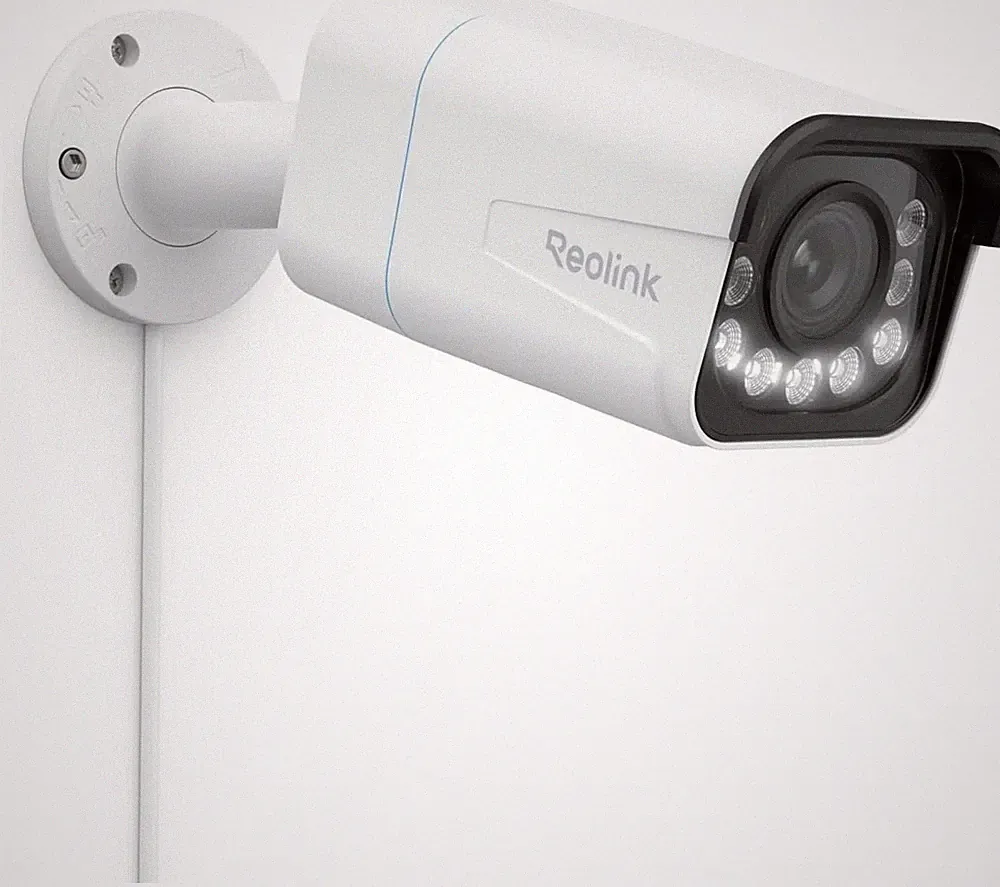 4K PoE Überwachungskamera, 5-fach optischer Zoom mit Strahler, RLC-811A