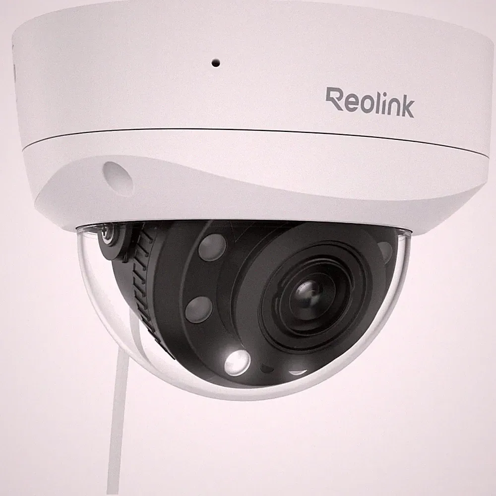 4K PoE Überwachungskamera mit Spotlights