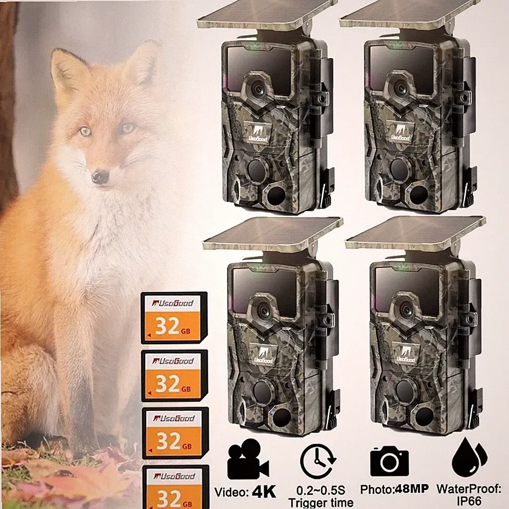 4K Solar WLAN Wildkamera 48MP