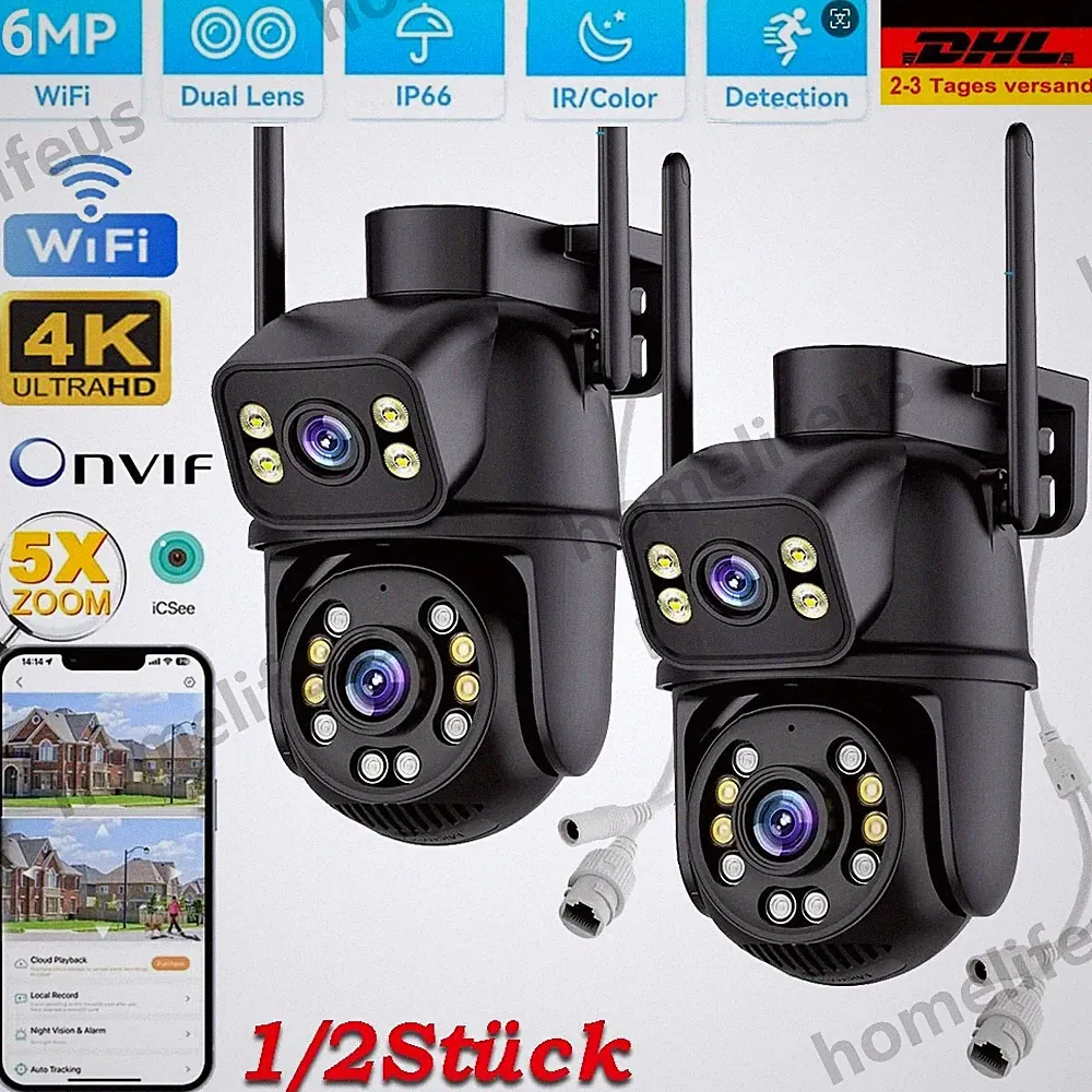 4K WLAN IP Kamera Outdoor PTZ IP66