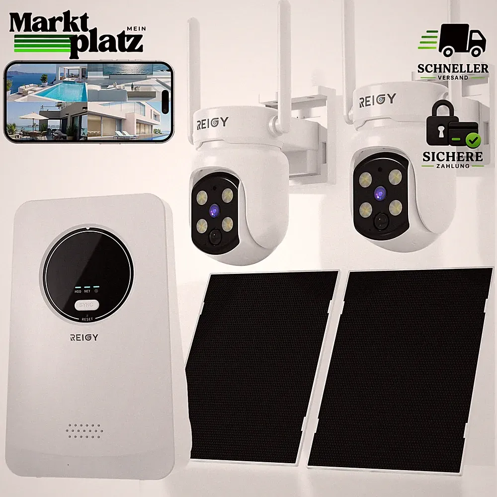 4MP Solar NVR Kamera Set