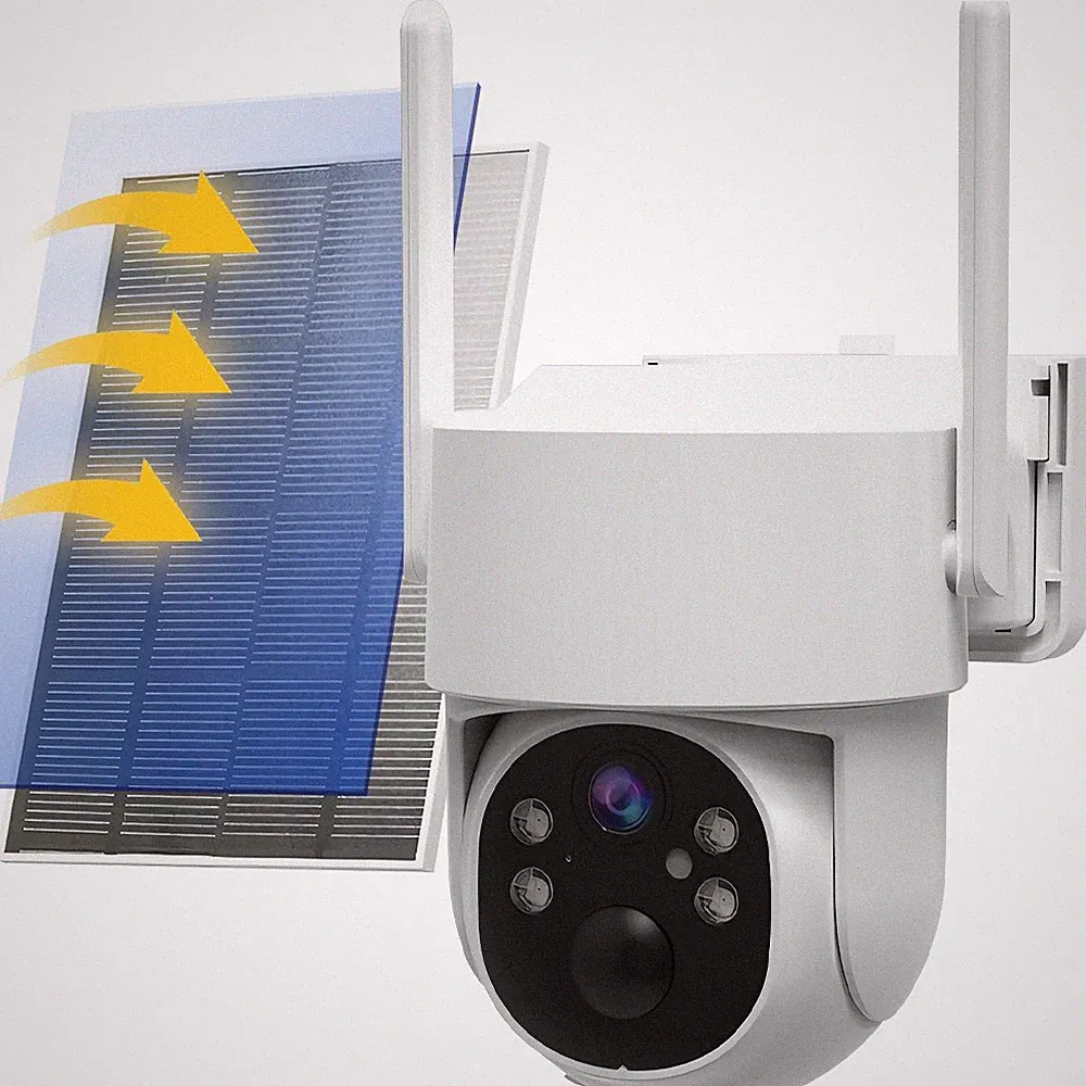 4MP Solar WLAN IP Kamera Außen