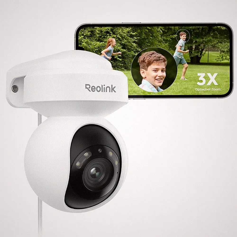 5MP PTZ Überwachungskamera Aussen 3X Optischer Zoom 2,4/5GHz WLAN WLAN Kamera