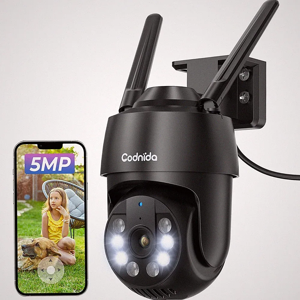 CODNIDA SmartCam 5MP WLAN PTZ Kamera