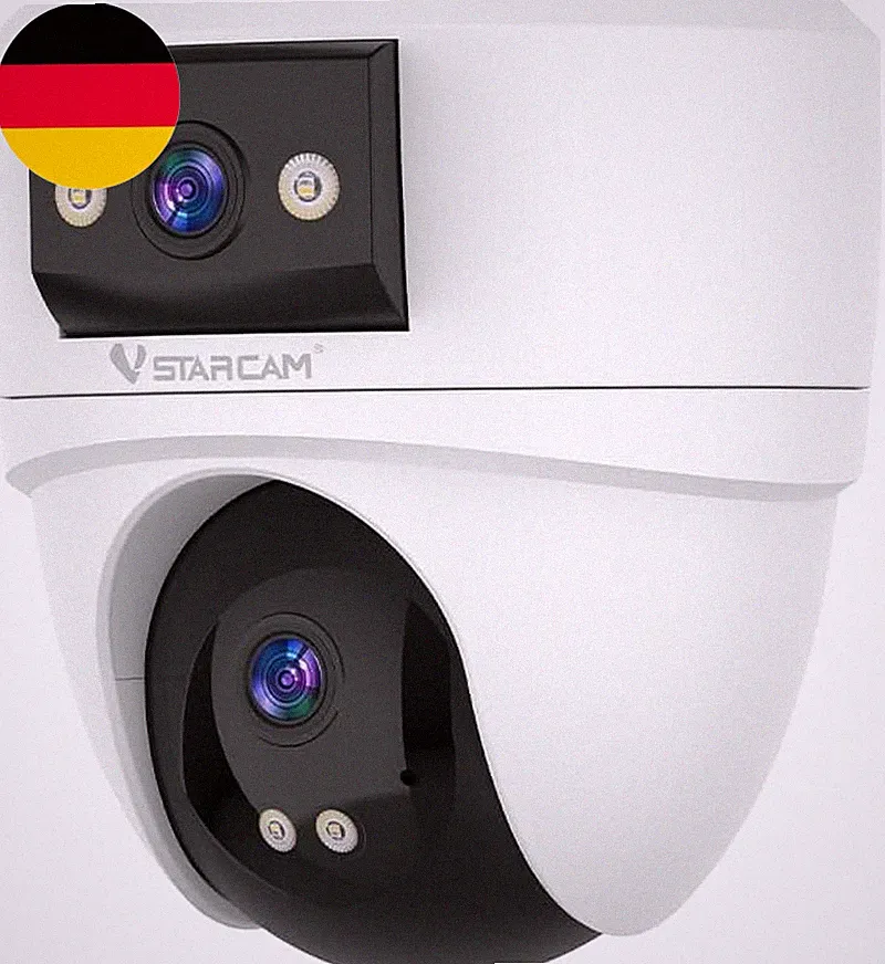 6MP Doppelobjektiv Überwachungskamera Innen