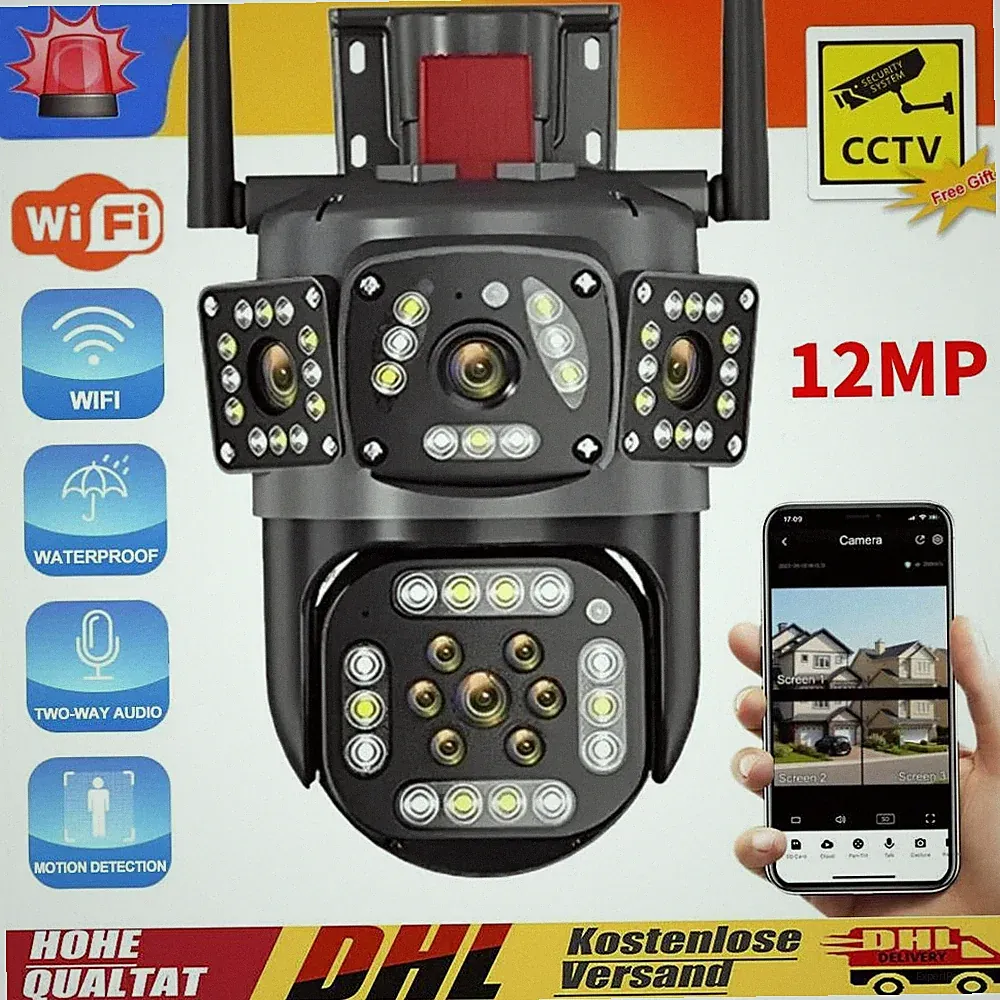 8X Zoom 6K PTZ WLAN Kamera