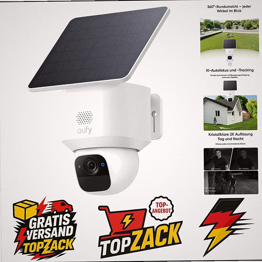 ANKER eufyCam E30, Überwachungskamera Außen, ohne Abo, 2K-Qualität