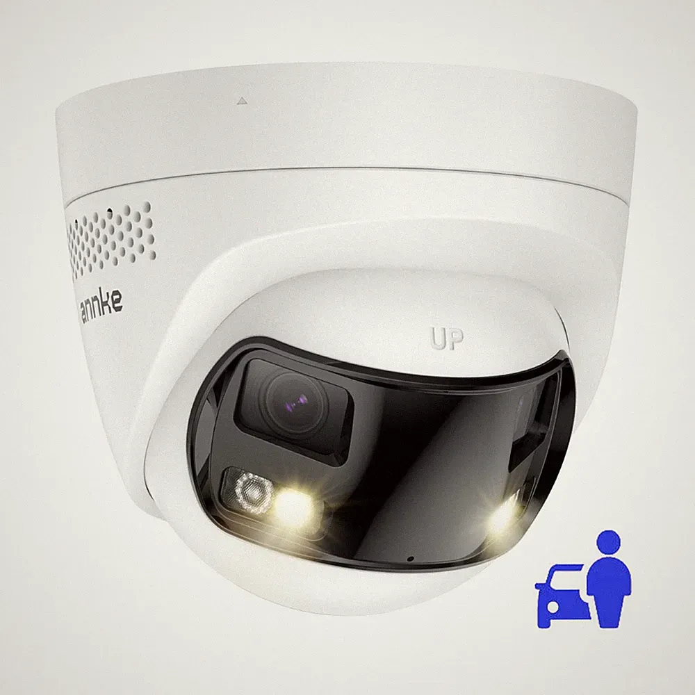 ANNKE 6MP PoE AI Überwachungskamera 180° Dual-Objektiv