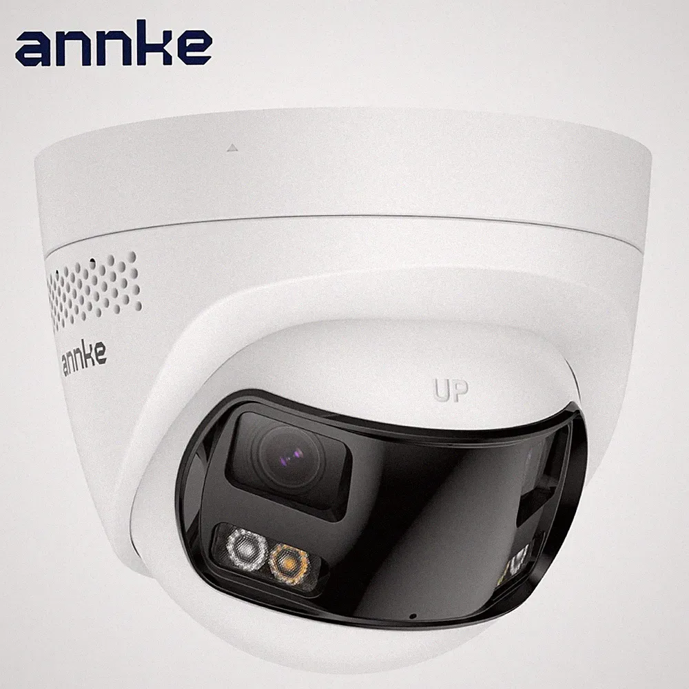 ANNKE 6MP PoE AI Überwachungskamera 180° Dual-Objektiv
