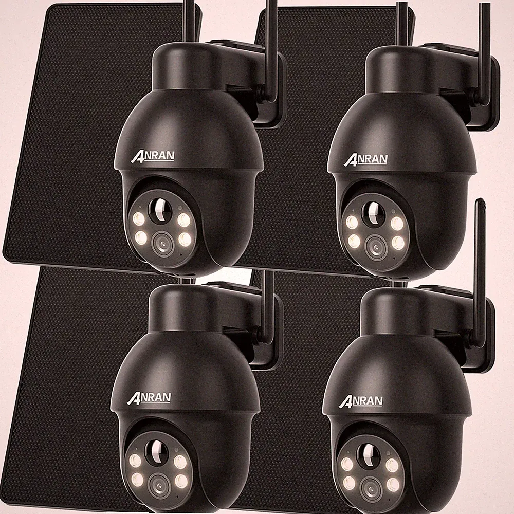 ANRAN 3MP Solar Kamera 4-Pack
