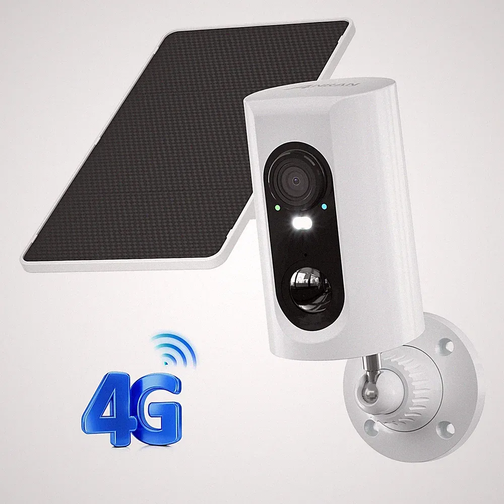 ANRAN 4G LTE Überwachungskamera Außen Akku Solar Sim Karte Solarpanel Funk Cam