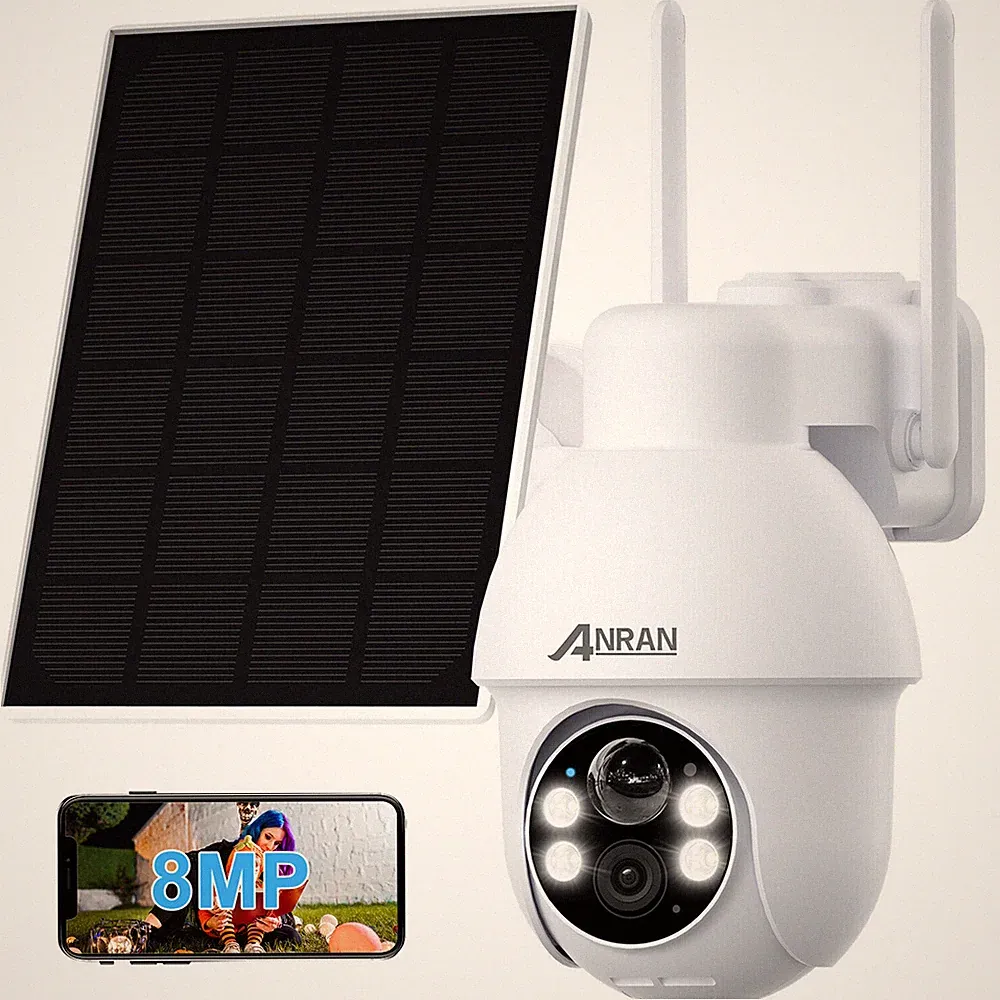 ANRAN Q3 8MP Solar WLAN Überwachungskamera