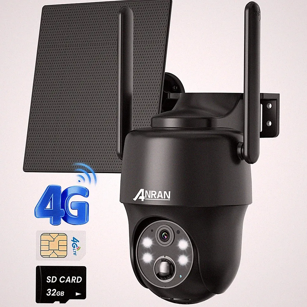 ANRAN 3G/4G LTE Überwachungskamera Aussen SIM-Karte PTZ