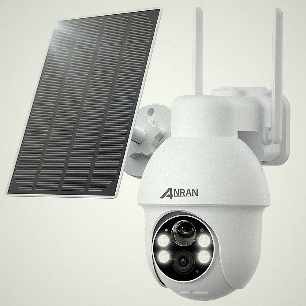 ANRAN PTZ Ultra 4K Überwachungskamera Aussen Solar Akku 360°/90° Schwenk-/Neige