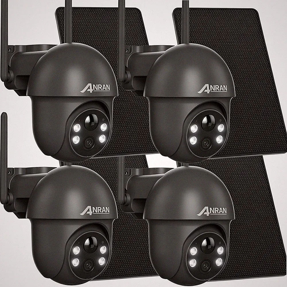 ANRAN Solar Kamera FUNK ÜBERWACHUNGSKAMERA Outdoor WLAN WIFI 5MP IP CAMERA AUßEN