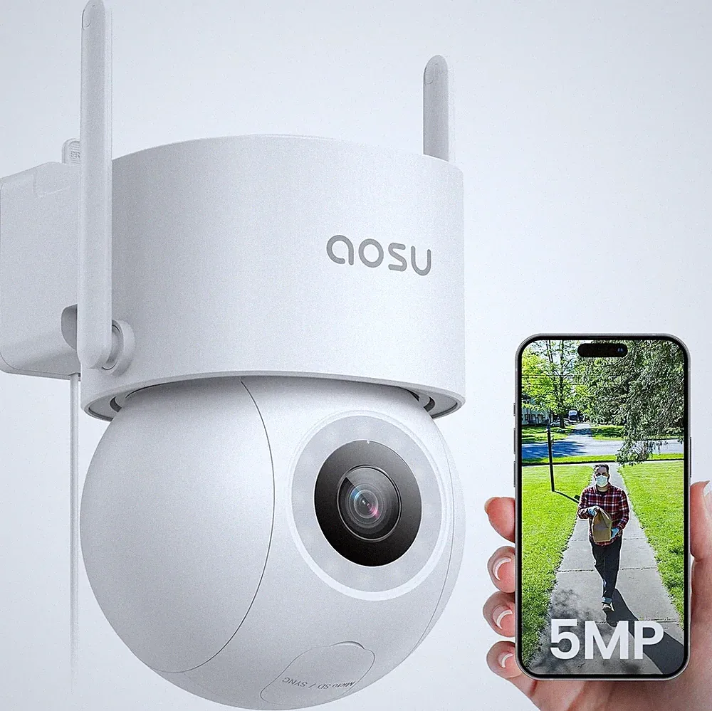aosu überwachungskamera aussen kabel