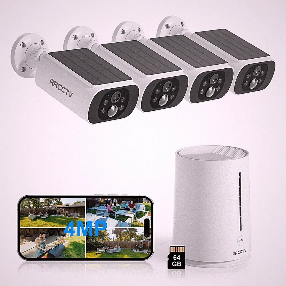 ARCCTV 3-Kamera Solar Set