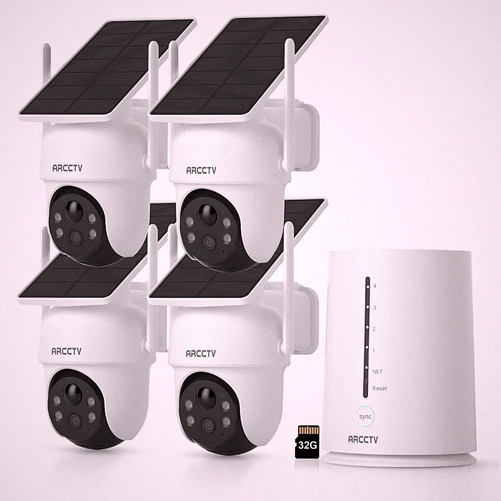 ARCCTV 4MP WLAN Solar Akku Set