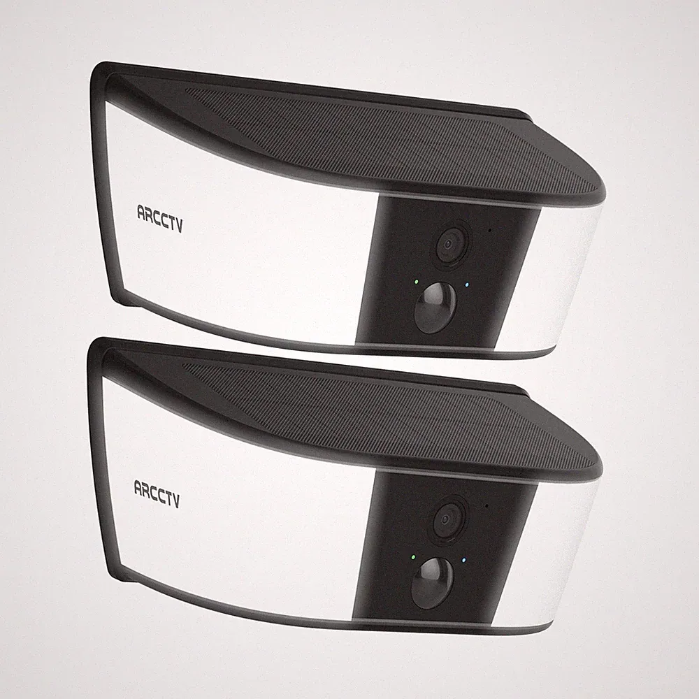 ARCCTV F3 Solar Wandleuchte Überwachungskamera 4MP