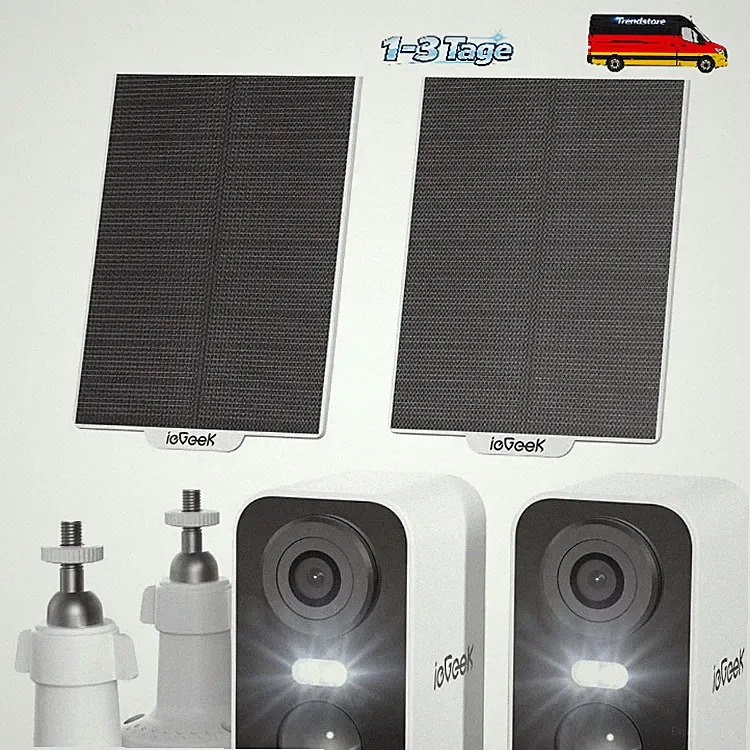 Außen Überwachungskamera 2K HD Solar Akku 5200 mAh PIR