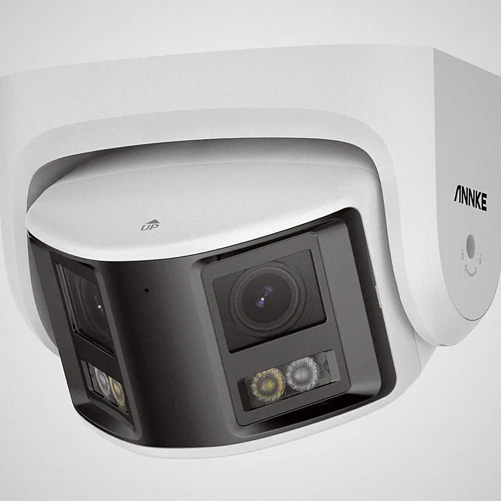 B-Ware ANNKE I91DX 4K PoE Überwachungskamera mit zwei Objektiven, KI-Erkennung