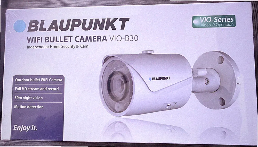 Blaupunkt Outdoor-Überwachungskamera VIO-B30 Full HD Sicherheitskamera für Außen