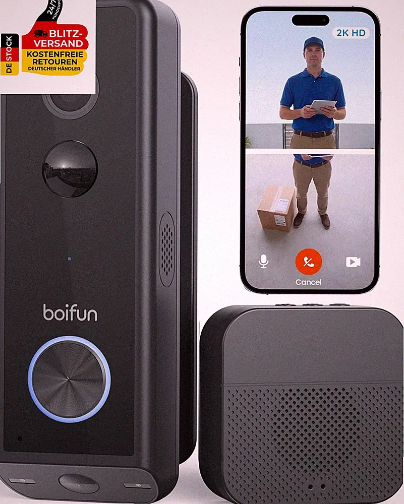 BOIFUN 2026 WLAN Video Türklingel Dual