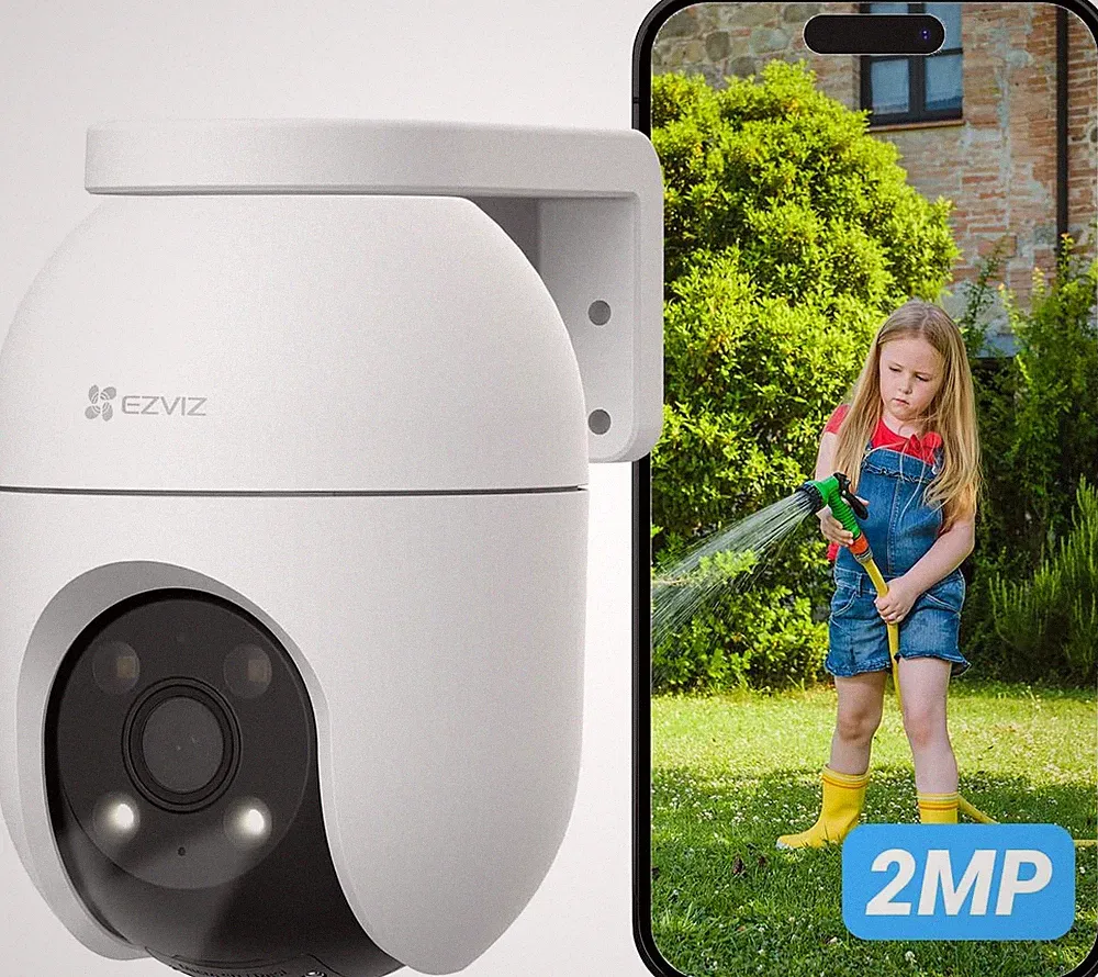 C8C 2MP 360° Outdoor Wifi Surveillance Camera with Auto-Zoom Tracking, Human Sha