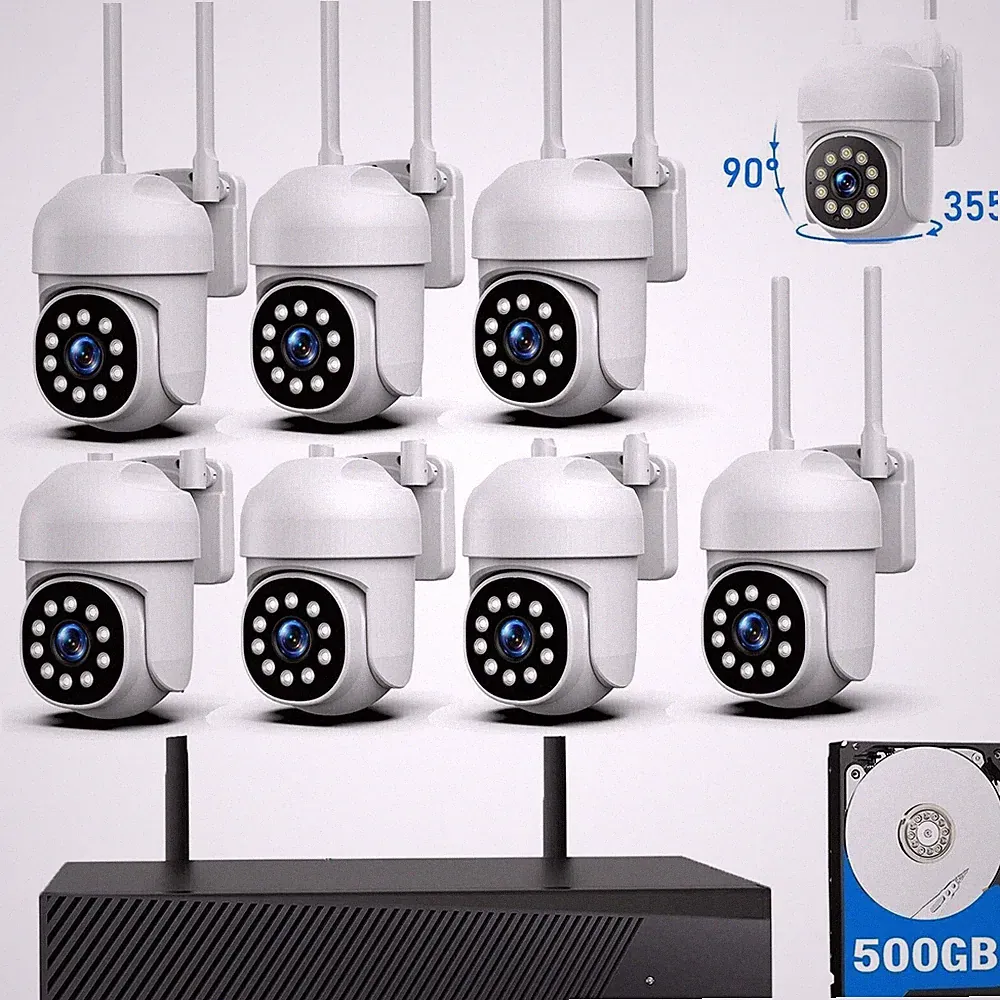CAMCAMP 1080P WLAN Set 8 Kameras 16CH NVR