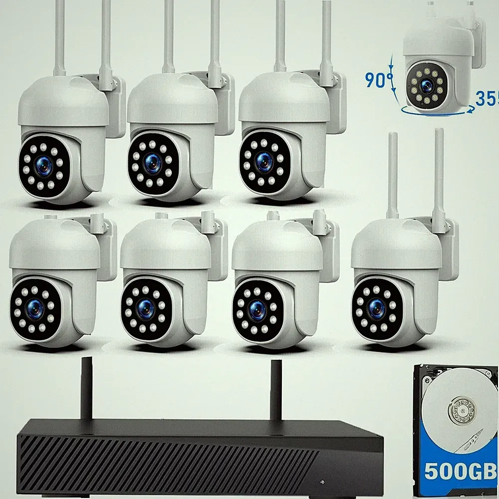 CAMCAMP 1080P WLAN Set 8 Kameras 16CH NVR