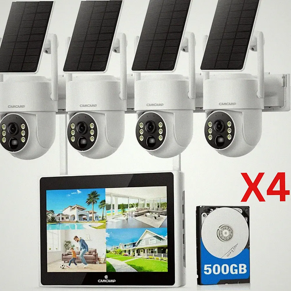 CAMCAMP SC43 Solar Kamera Kit mit NVR