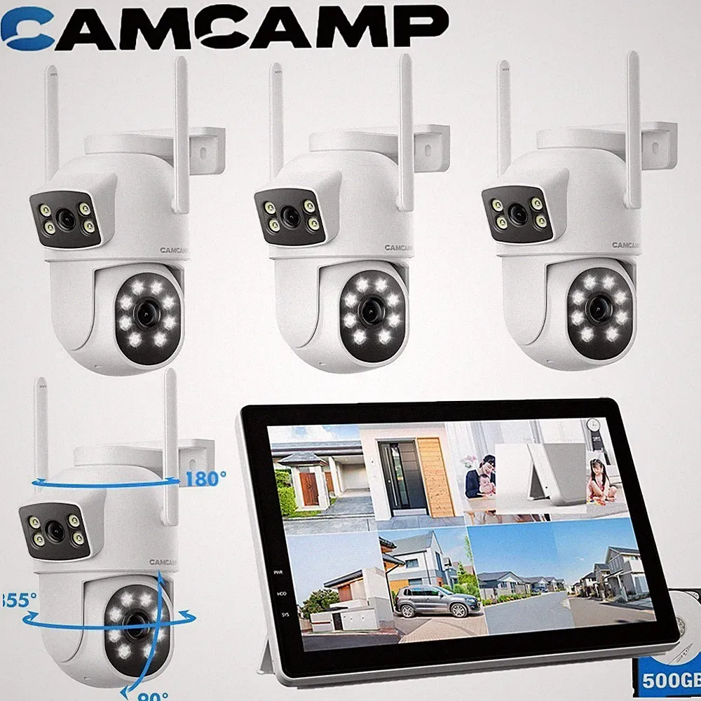 Campark SmartCam 4 Kamera NVR Set