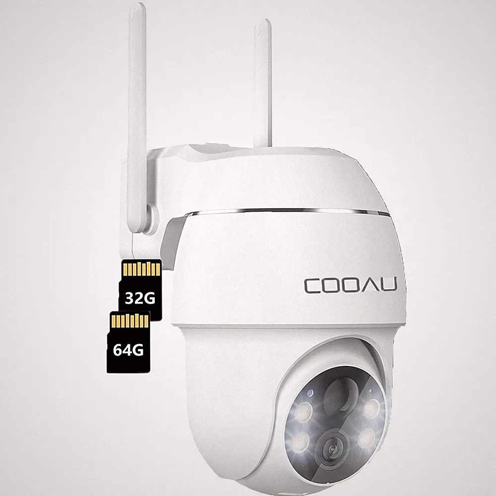 COOAU 2K überwachung kamera außen wlan Akku WLAN Kamera Außenbereich Nachtsicht