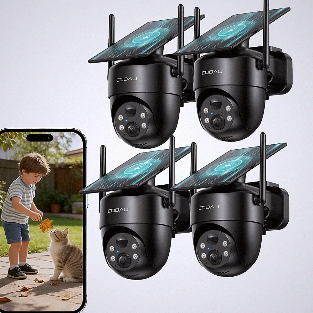COOAU 360° Solar WLAN Kamera