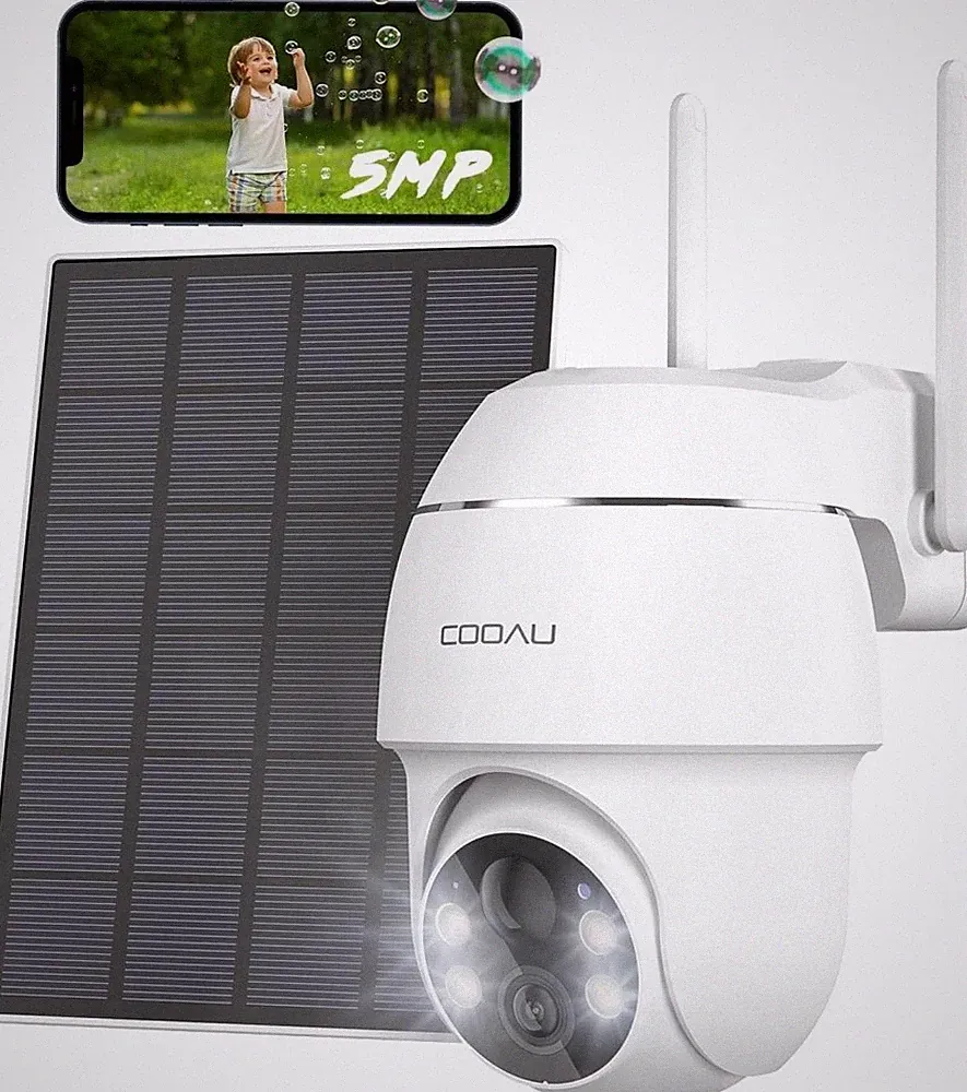 COOAU Q01 5MP PTZ Akku Kamera