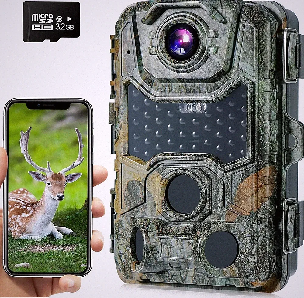 Crenova Wildkamera 4K 32MP IP68