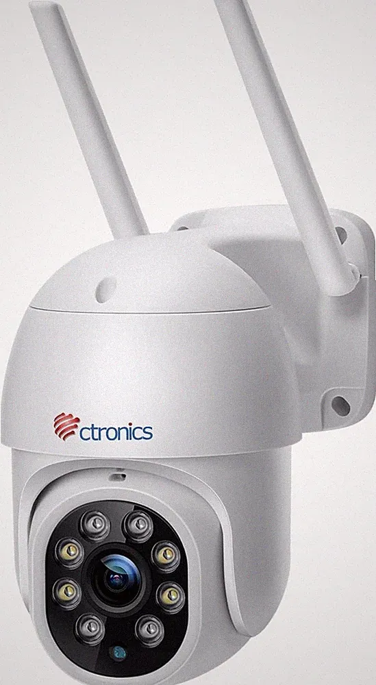 Ctronics 380C 4MP - Überwachungskamera Aussen WLAN, 2560×1440P Ctronics PTZ 2,4/